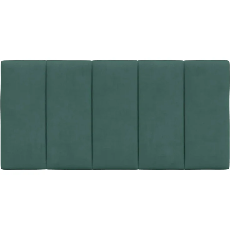 vidaXL Kopfteil-Kissen Dunkelgrün 100 cm Samt 374658 – Bild 5