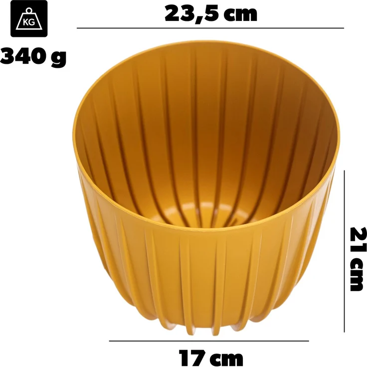 KADAX Niedrige Abdeckung Mira 240 senfgelb – Bild 2