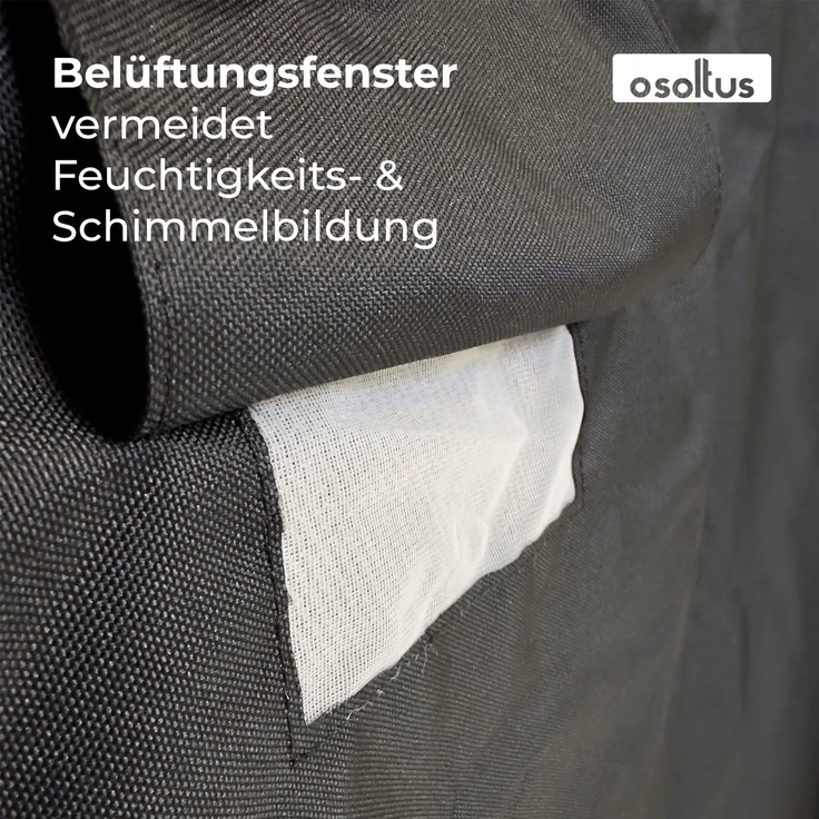 osoltus Wetter Schutzhaube schwarz f. Lotta Modular Eck-Sitzelement – Bild 3