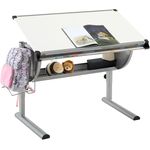 IDIMEX Kinderschreibtisch MADS, Kinderschreibtisch Schreibtisch für Kinder Schüler Jugend höhenverstel