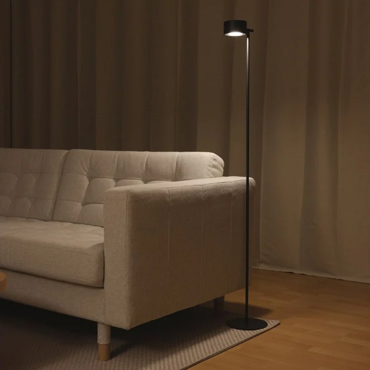 MeLiTec LED Stehlampe Stehleuchte ST55, LED wechselbar, warmweiß – Bild 3
