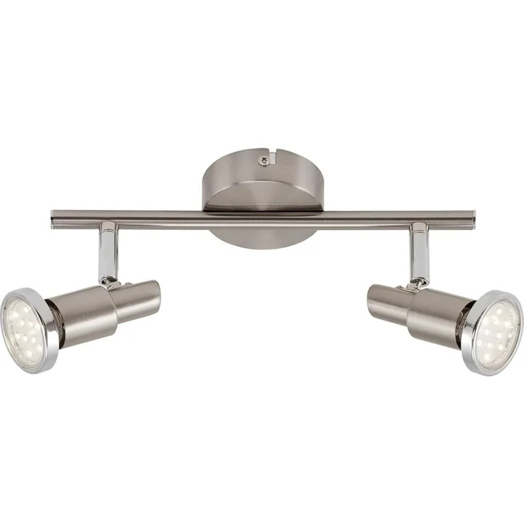 Briloner 2er Spot Cool nickel-matt 27,5x12 cm GU10