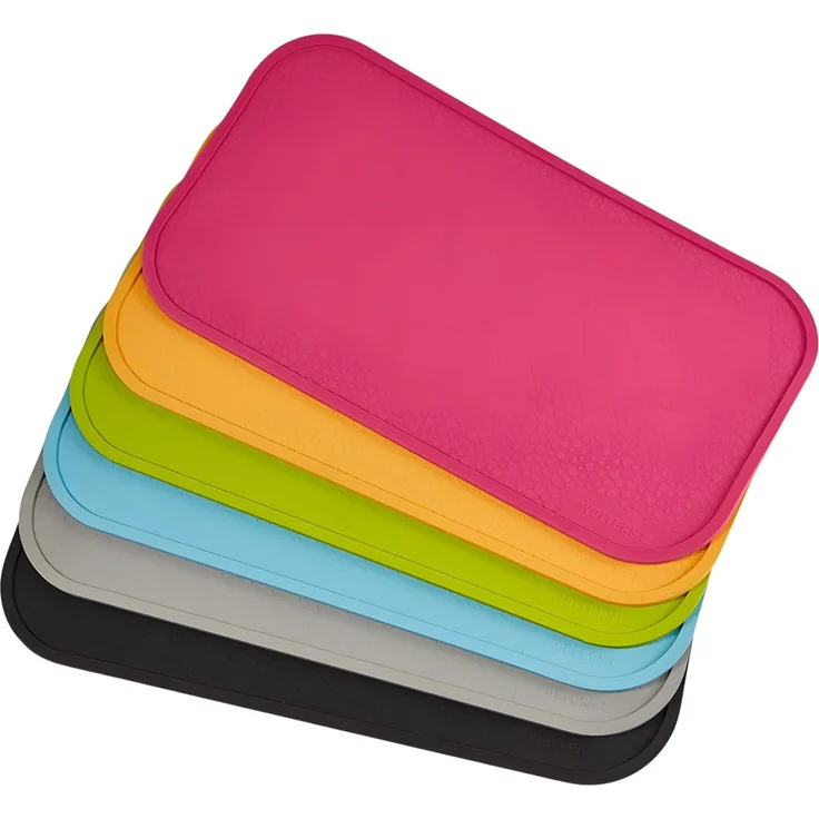 Wolters Napfunterlage Rainbow grau, Maße: 55 x 30 cm – Bild 2
