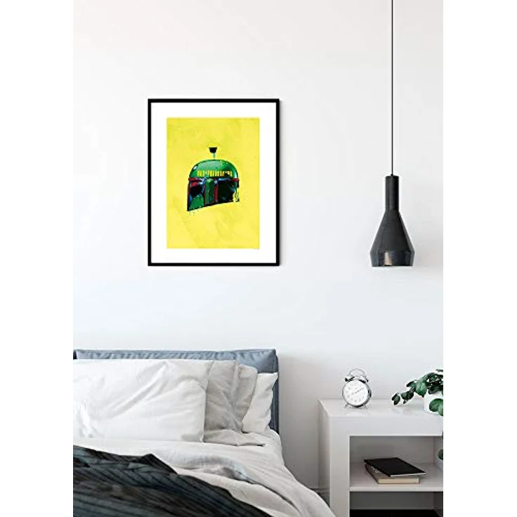 Komar Wandbild | Star Wars Classic Helmets Boba Fett | Premium Kunstdruck auf Fotopapier, 30 x 40 cm, ohne Rahmen, für Kinder- und Jugendzimmer – Bild 2