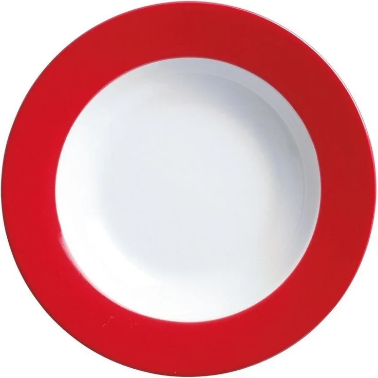 Ritzenhoff & Breker Suppenteller Doppio, (4 St), Ø 22 cm, spülmaschinen- und mikrowellengeeignet