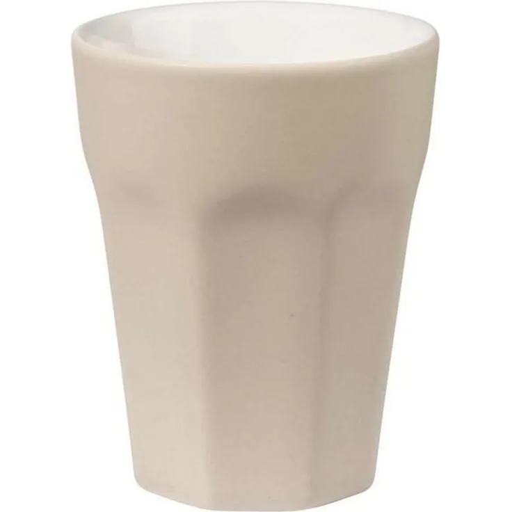 ASA Selection ti amo colore Becher Espresso, Espressobecher, Kaffeetasse, Tasse, Steingut, Limestone, 100 ml, 5079228