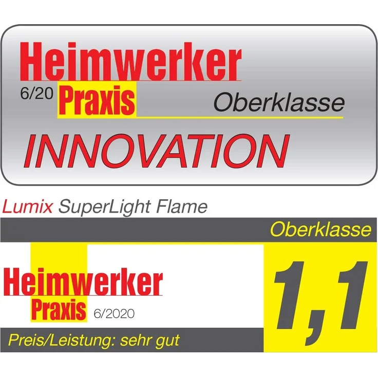 kabellose Kerzen, LUMIX SUPERLIGHT FLAME, helles warmweißes flammenähnliches Licht, elfenbeinfarben Basis-Set 12 Stück – Bild 10
