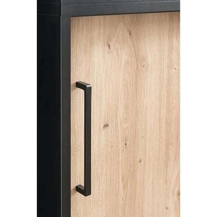 Schildmeyer Aktenschrank Aino 155719, Artisan Eiche Dekor/schwarz matt, 51 x 41 x 83,6 cm – Bild 5