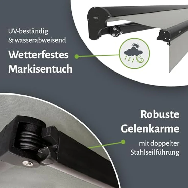 empasa Halbkassettenmarkise "EXPERT PLUS" Markise - elektrische Steuerung mit WiFi-Motor – Bild 4