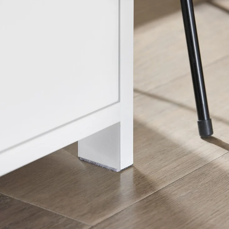 SoBuy FRG258-II-W Nachttisch, MDF, Lackiert, Weiß, 45 x 55 x 38 cm – Bild 7