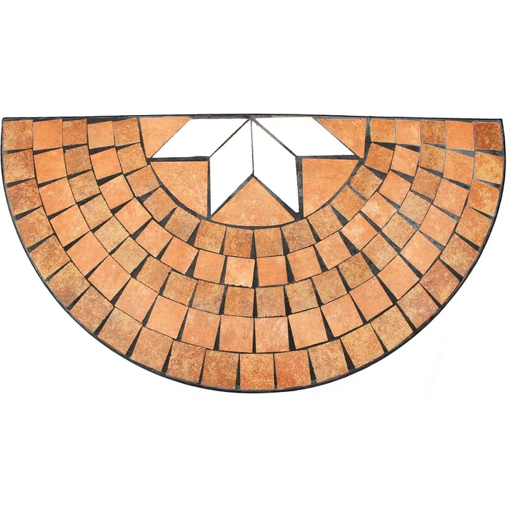 DanDiBo Tisch Halbrund Konsolentisch Wandtisch 120041 Beistelltisch Metall Mosaik 70 cm – Bild 5