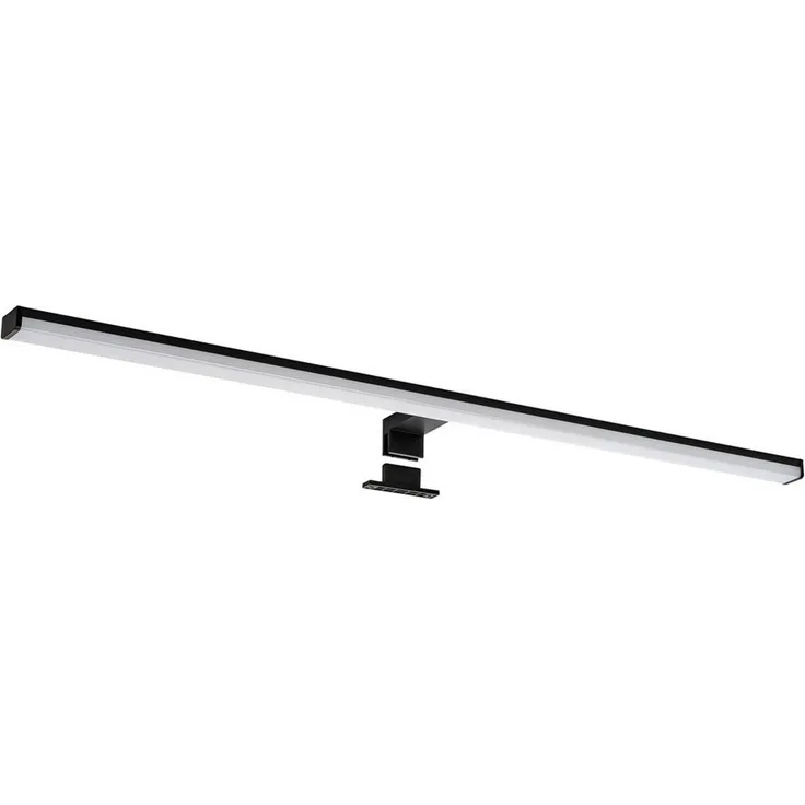 SEBSON Spiegelleuchte LED Spiegellampe Bad 90cm IP44 15W 1300lm 4000K 230V 900x98x44mm, LED integriert, Neutralweiß, Aufbauleuchte + Klemmleuchte, 110° Abstrahlwinkel, einfach Montage