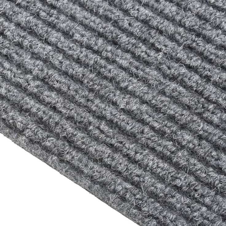 vidaXL Schmutzfangläufer Grau 100x400 cm 327180 – Bild 1