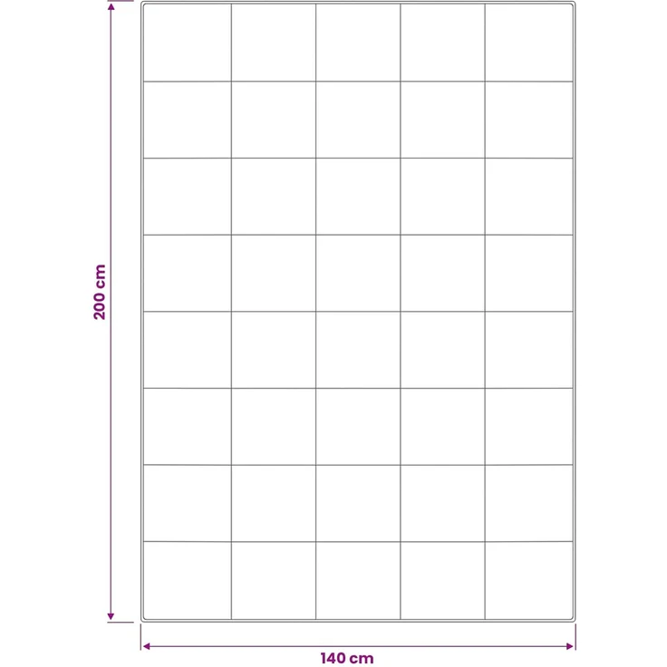 vidaXL Bettdecke und Kissen Set 2 stk. 140x200 cm 4 Jahreszeiten Wolle 3440886 – Bild 11