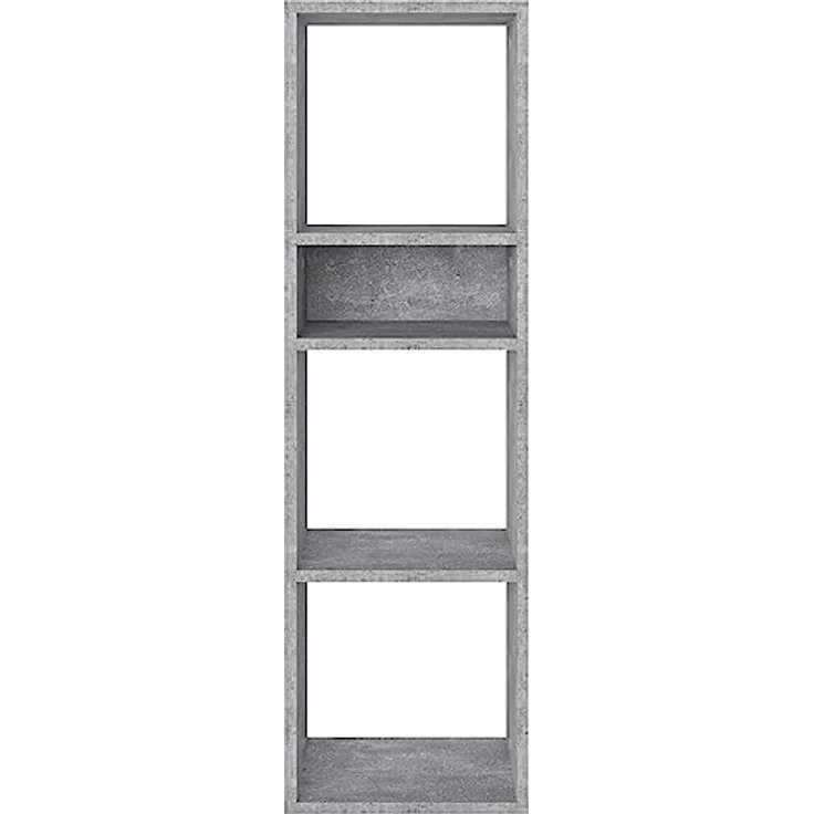 KOMTO Bücherregal RIM3 Regal Standregal Würfelregal für Kinderzimmer, Büroregal Bücherschrank Regal Wohnzimmer 33,8 х 30,7 х 112,5 cm – Bild 6