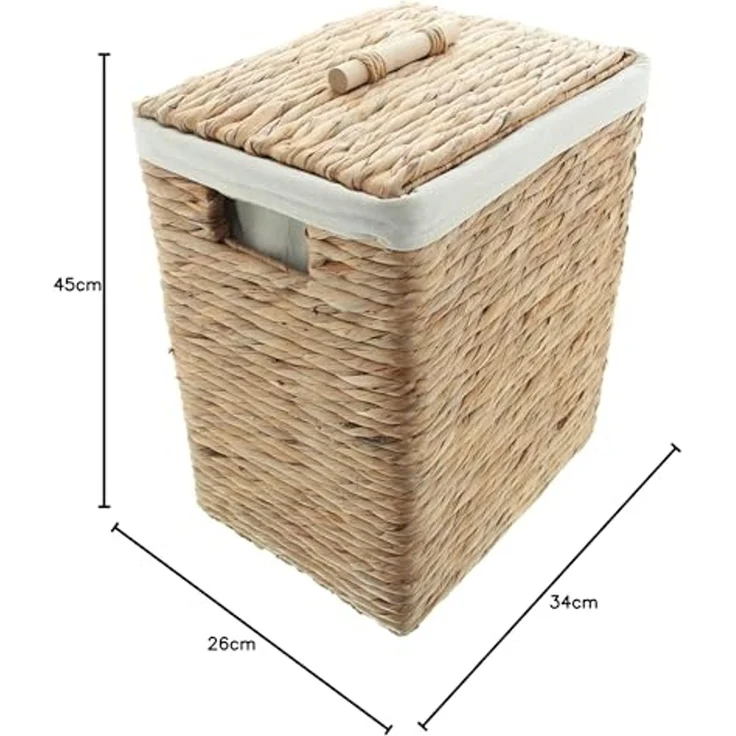 Frank Flechtwaren Wäschekorb Wasserhyazinthe 581012 Aufbewahrungskorb – Bild 5