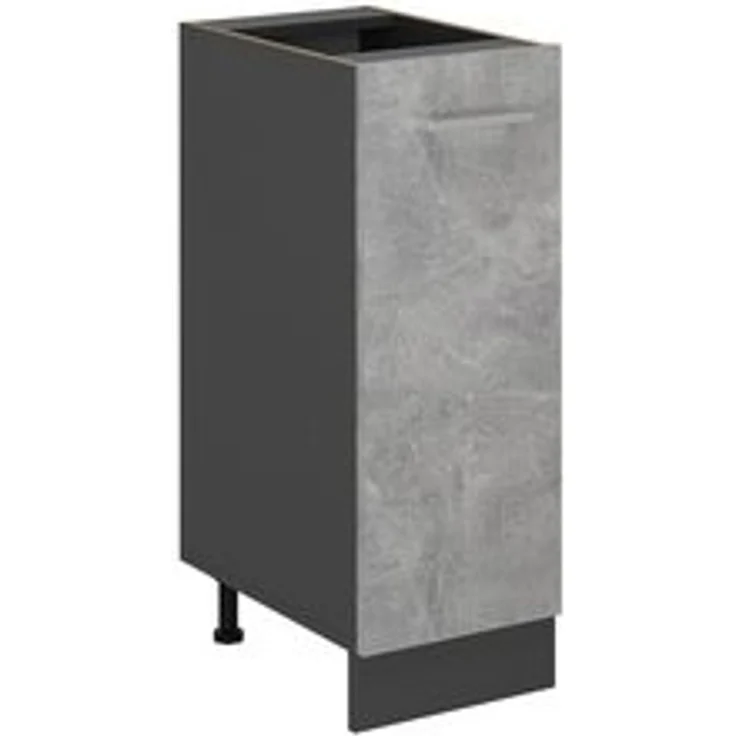 Apothekerschrank R-Line Beton 30 cm ohne Arbeitsplatte Vicco – Bild 6