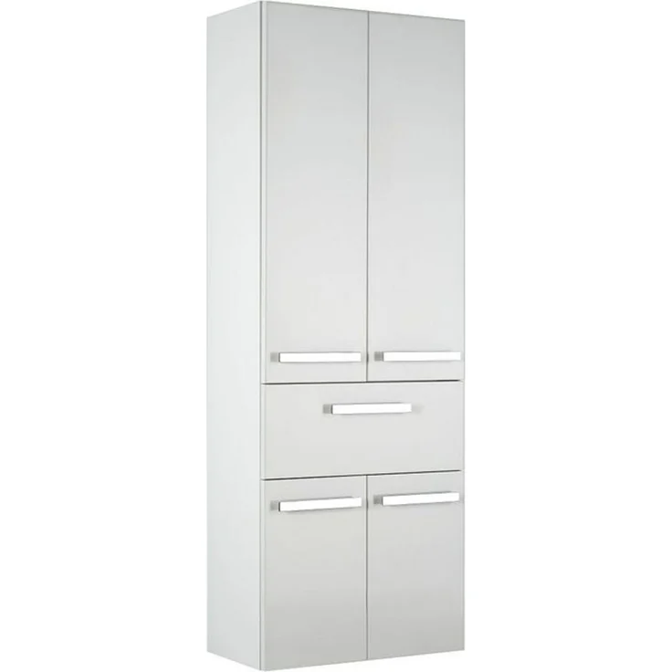 Lomadox Hochschrank FES-4005-66 weiß mit Wäschekörben - 60/168/33cm – Bild 3