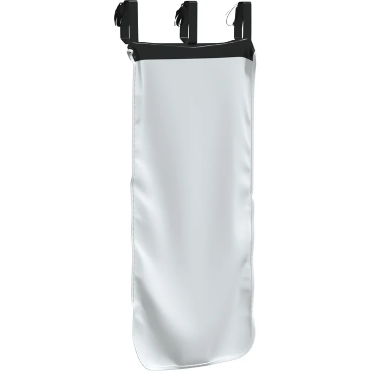vidaXL Vorhänge für Hochbett mit Tunnel Weiß und Schwarz Polyester 835916 – Bild 9