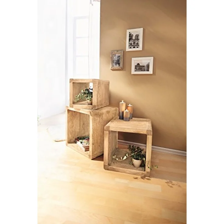 Regal-Cubes "Geflammt", 3er Set Ablageregal Allzweckregal Bücherregal Badregal – Bild 7