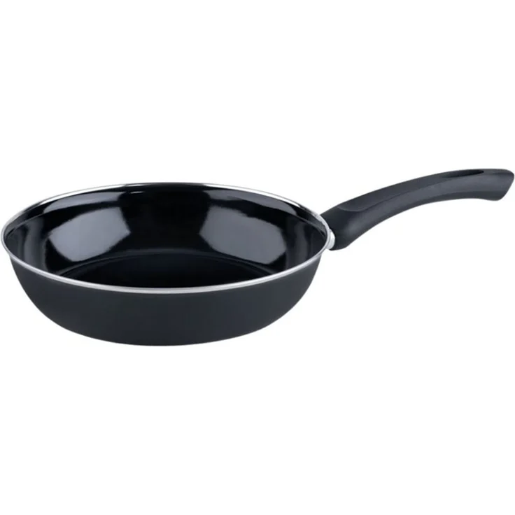 Riess Bratpfanne Schwarzemaille Gourmet Pfanne 24 cm, Emaille – Bild 1
