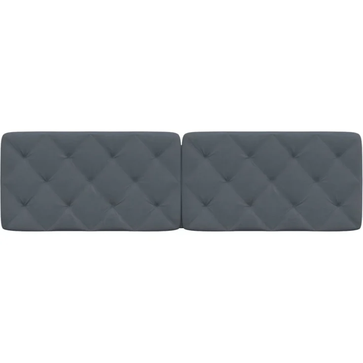 vidaXL Kopfteil-Kissen Dunkelgrau 180 cm Samt 374740 – Bild 7