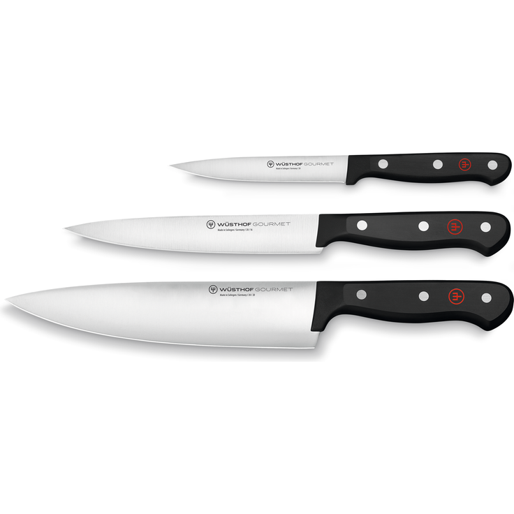 Wüsthof Gourmet Messersatz mit 3 Messern