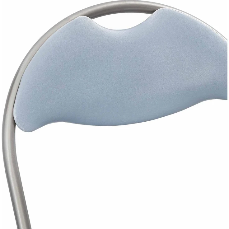 vidaXL Klappstuhl 2 pcs Grau 48 x 43,5 x 81 cm Kunstleder 42029046 – Bild 9