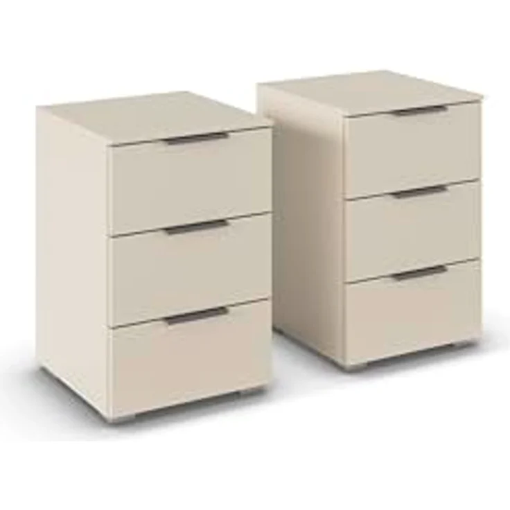 Rauch Möbel Alabama, Nachttisch-Paar, Farbe Beige, Maße 40x61x42 cm – Bild 1