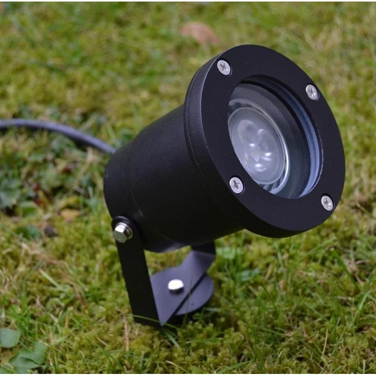 FHS LED Gartenstrahler 25502 LED Gartenstrahler Spot Metallgehäuse GU10 – Bild 2