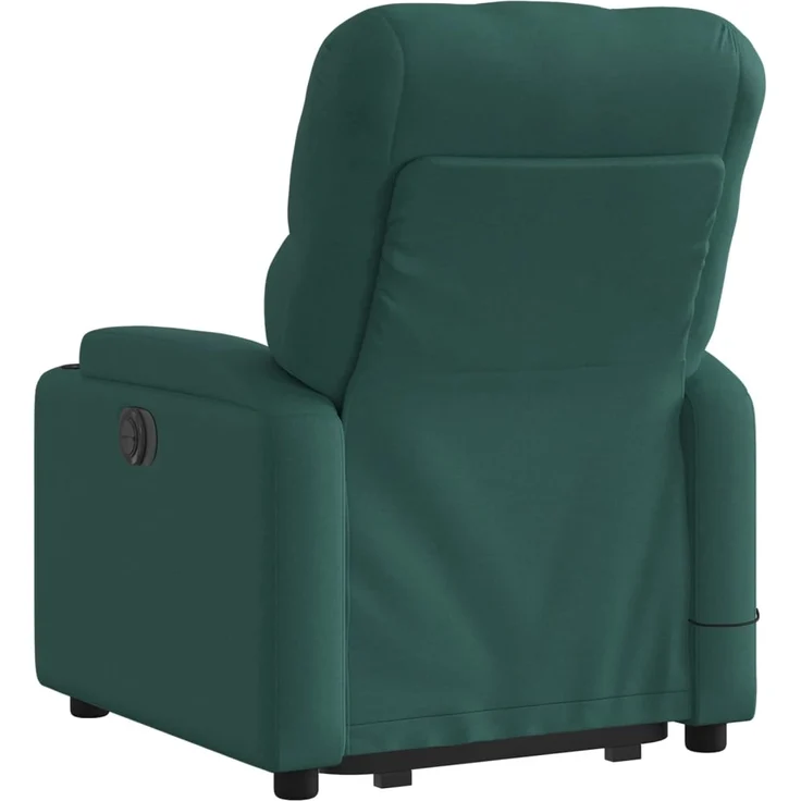 vidaXL Massagesessel mit Aufstehhilfe Dunkelgrün Stoff 3204728 – Bild 4