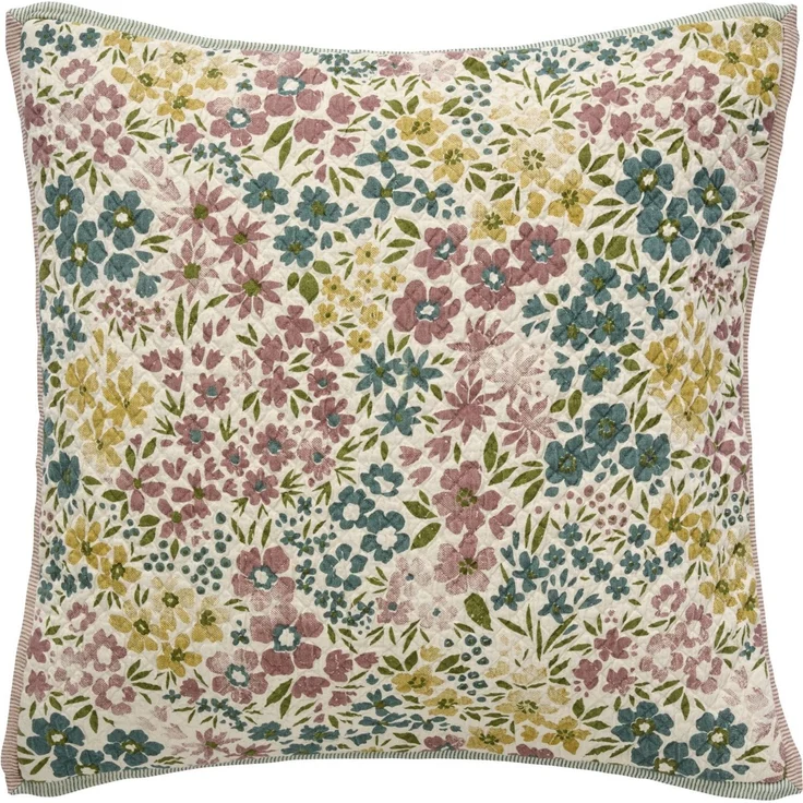 Ib Laursen - Kissenbezug Kissenhülle 50x50cm Baumwolle Bunt Blumenmuster 6894-00 – Bild 5