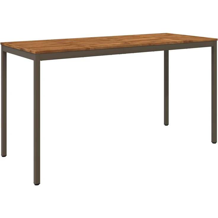 vidaXL Gartenbar-Tisch NAARDEN Natur und Kaffee 196 x 80,5 x 105 cm 901360 – Bild 2