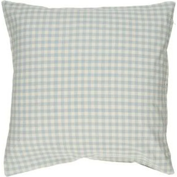 Ib Laursen - Kissenbezug Kissenhülle 50x50cm Hellblau Karos Kariert 66138-26 – Bild 4