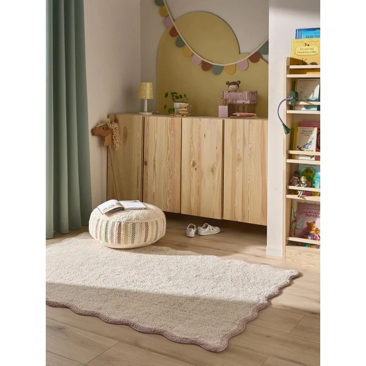benuta Kinderteppich Emilia, rechteckig, Höhe: 11 mm, Kunstfaser, Berber, Ethno-Style, Wohnzimmer – Bild 5