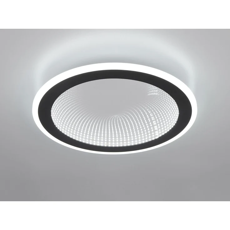 Reality LED Deckenleuchte Glace 21,5W schwarz Metall warmweiß-kaltweiß – Bild 5