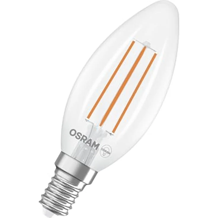 OSRAM LED Kerze Filament E14, 2,2W, 2700K, 470lm, 2er-Pack – Bild 2