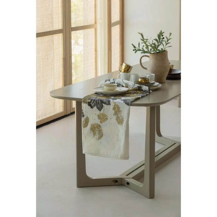Esstisch aus Mangoholz, modern mit geradem Gestell, braun, für 6–8 Personen, 240 x 90 cm – Bild 2