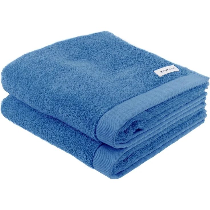 TOM TAILOR HOME Handtuch COLOR BATH, Frottier (2-St), 100% Baumwolle, 50x100 cm, uni, große Farbauswahl – Bild 1