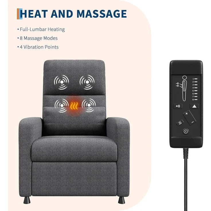 Elektrischer Relaxsessel mit Massage und – Bild 7