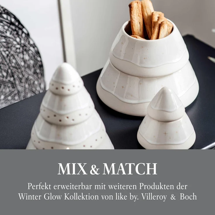 like. by Villeroy & Boch Winter Glow Windlicht Baum ø 14,6 cm – Bild 6