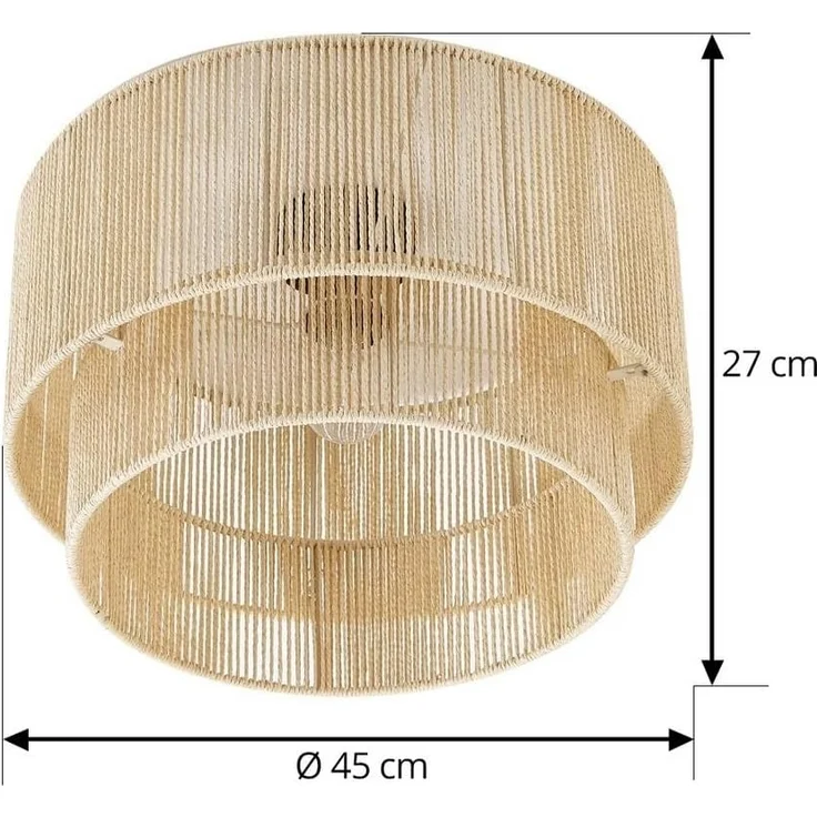 Lindby Deckenleuchten Anuva, IP20, 1 x 15 W LED – Bild 5