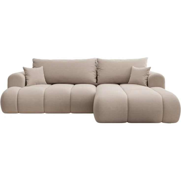 thematys Ecksofa TREVIO 260x165 cm, mit Schlaffunktion, mit Bettkasten, Creme (Element 17), Ausrichtung rechts – Bild 3