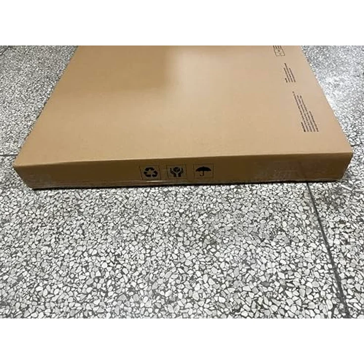 LITTLE TREE Kaffeetisch rund, 81,3 cm Beistelltisch aus Holz, 2-Etagen Couchtisch mit offener Ablage, industrieller Akzenttisch für Wohnzimmer, rustikales Braun/Schwarz – Bild 6