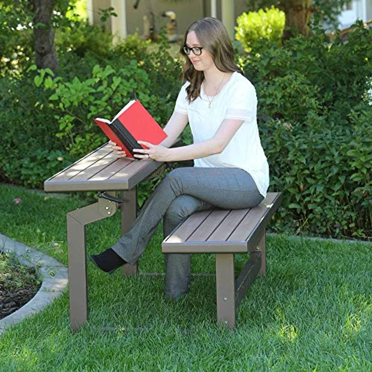 Lifetime Wandelbarer Banktisch, 140 cm lang – Bild 6