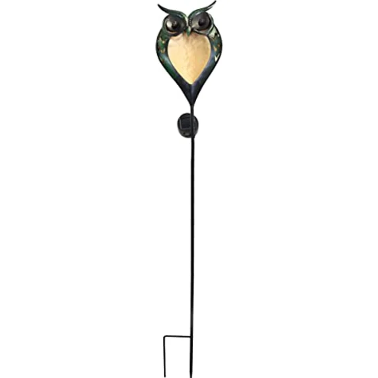 abc HOME LED Gartenleuchte Gartenstecker Eule, LED, Solarpanel, Lichtsensor, LED fest integriert – Bild 2