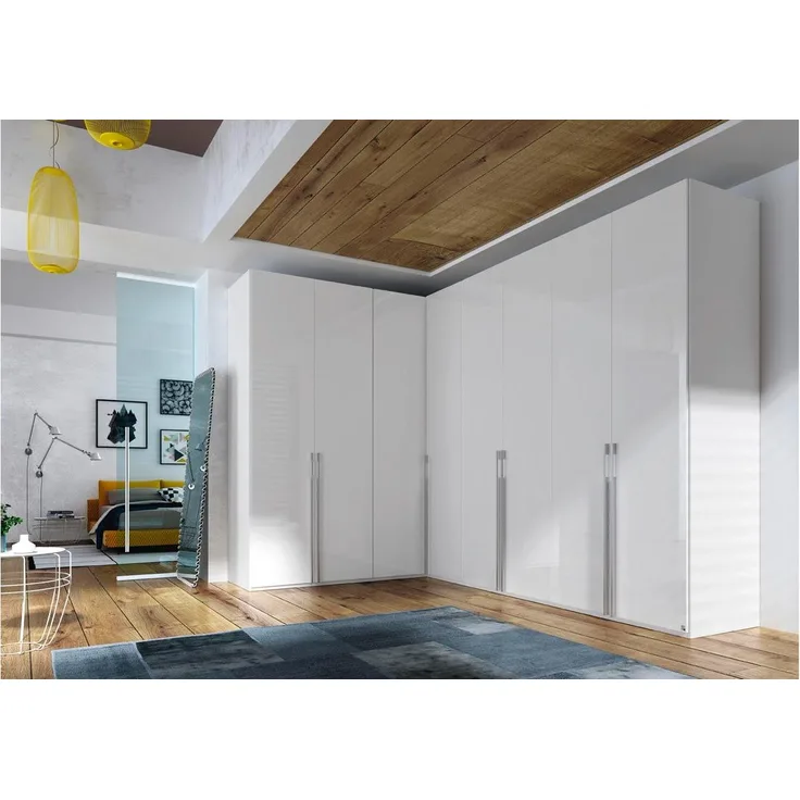 Eckschrank YourJOYce Schranksystem weiß Hochglanz 310x314