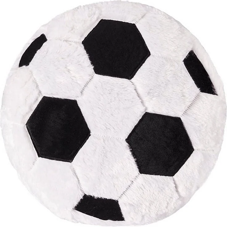 FOUORTUNATE-BEE Dekokissen Plüsch weiche Flauschige Fußball Rückenkissen Sitzkissen, Fußball kreative Zimmer Dekorationen Geschenk für Fußballliebhaber – Bild 2