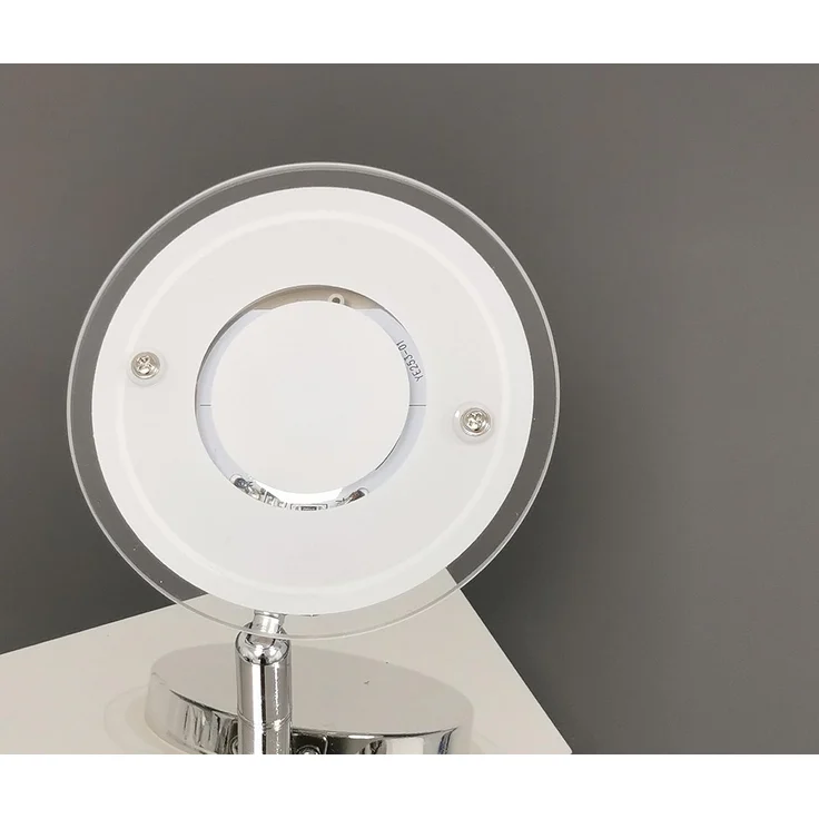 TRANGO LED Deckenleuchte, 2114 Modern 3-flammig IP44 Spiegelleuchte *COOL* inkl. 3x 4,5 Watt 3000K warmweiß LED Modul Badleuchte 420mm lang mit schwenkbar und drehbar Spots, Badezimmer Wandleuchte, Deckenlampe, Badlampe – Bild 9
