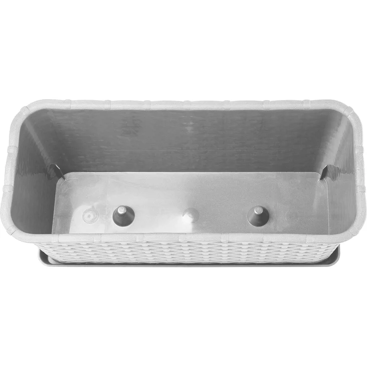 KADAX Blumentopf-Balkon-Pflanzgefäßständer 40 cm grau – Bild 4